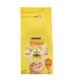 Alimenti Secco Gatto-Friskies Crocchette per gatto adulto "vitality" con pollo, tacchino e verdure , 2kg - purina
