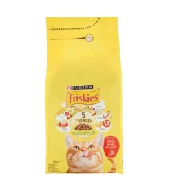 Hot Crocchette per gatto adulto "vitality" con manzo, pollo e verdure , 2kg - purina Alimenti Secco Gatto