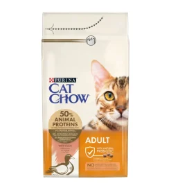 Alimenti Secco Gatto|Crocchette per gatto adulto "cat chow" all'anatra, 1,5 kg - purina