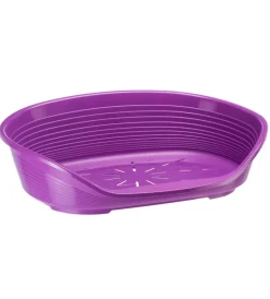 Ferplast Cuscini E Brandine|Cuccia da interno per cani e gatti "siesta deluxe 10" viola, 93,5x68x28,5 cm -