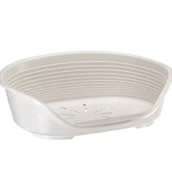 Ferplast Cuscini E Brandine|Cuccia da interno per cani e gatti "siesta deluxe 6" bianco, 70,5x52x23,5 cm -