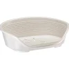 Cuscini E Brandine-Ferplast Cuccia da interno per cani e gatti "siesta deluxe 10" bianco, 93,5x68x28,5 cm -