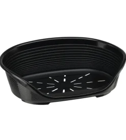 Ferplast Cuscini E Brandine|Cuccia da interno per cani e gatti "siesta deluxe 2" nero, 49x36x17,5 cm -