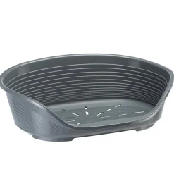 Ferplast Cuscini E Brandine|Cuccia da interno per cani e gatti "siesta deluxe 12" grigio, 111x80,5x33,5 cm -