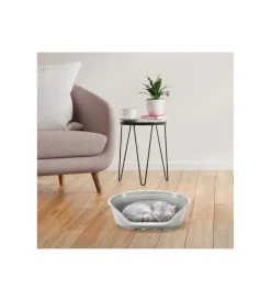 Clearance Cuccia da interno per cani e gatti "siesta deluxe 2" grigio, 49x36x17,5 cm - Cuscini E Brandine