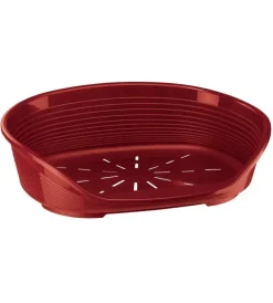 Clearance Cuccia da interno per cani e gatti "siesta deluxe 8" bordeaux - Cuscini E Brandine