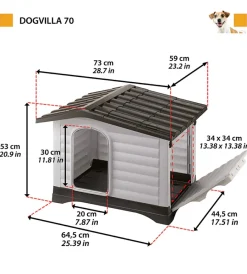 Ferplast Cucce E Accessori Relativi|Cuccia per cani da esterno 
