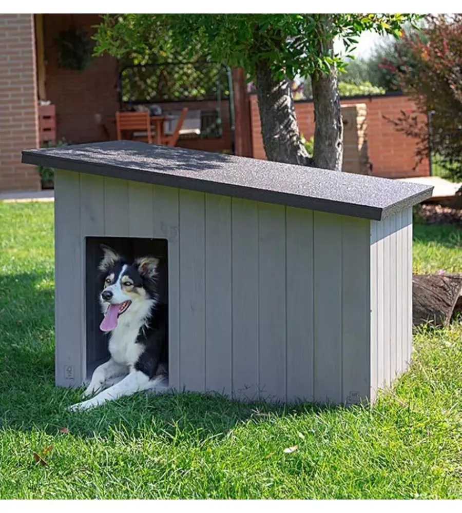 Hot Cuccia per cani da esterno "argo 100" in pino nordico 114,5x73x81 cm Cucce E Accessori Relativi