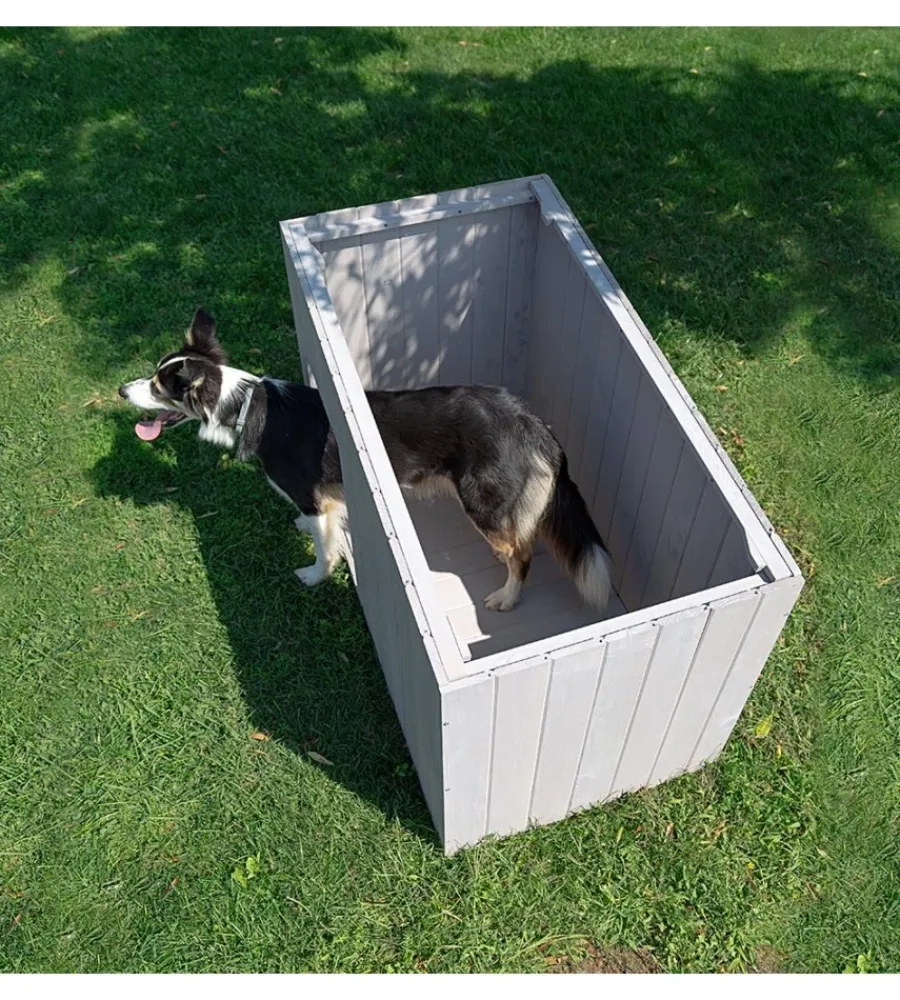 Hot Cuccia per cani da esterno "argo 100" in pino nordico 114,5x73x81 cm Cucce E Accessori Relativi