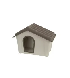 Cucce E Accessori Relativi-Art Plast Cuccia per cani da esterno artplast "pc1t" in polipropilene tortora 57,3x39,4x41,8 cm