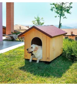 Cucce E Accessori Relativi-Ferplast Cuccia per cani da esterno "domus extra large" in pino nordico 89,5x111,5x90 cm