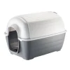 Cucce E Accessori Relativi-Ferplast Cuccia per cani da esterno "kenny 01" in resina grigio 50x78x50 cm