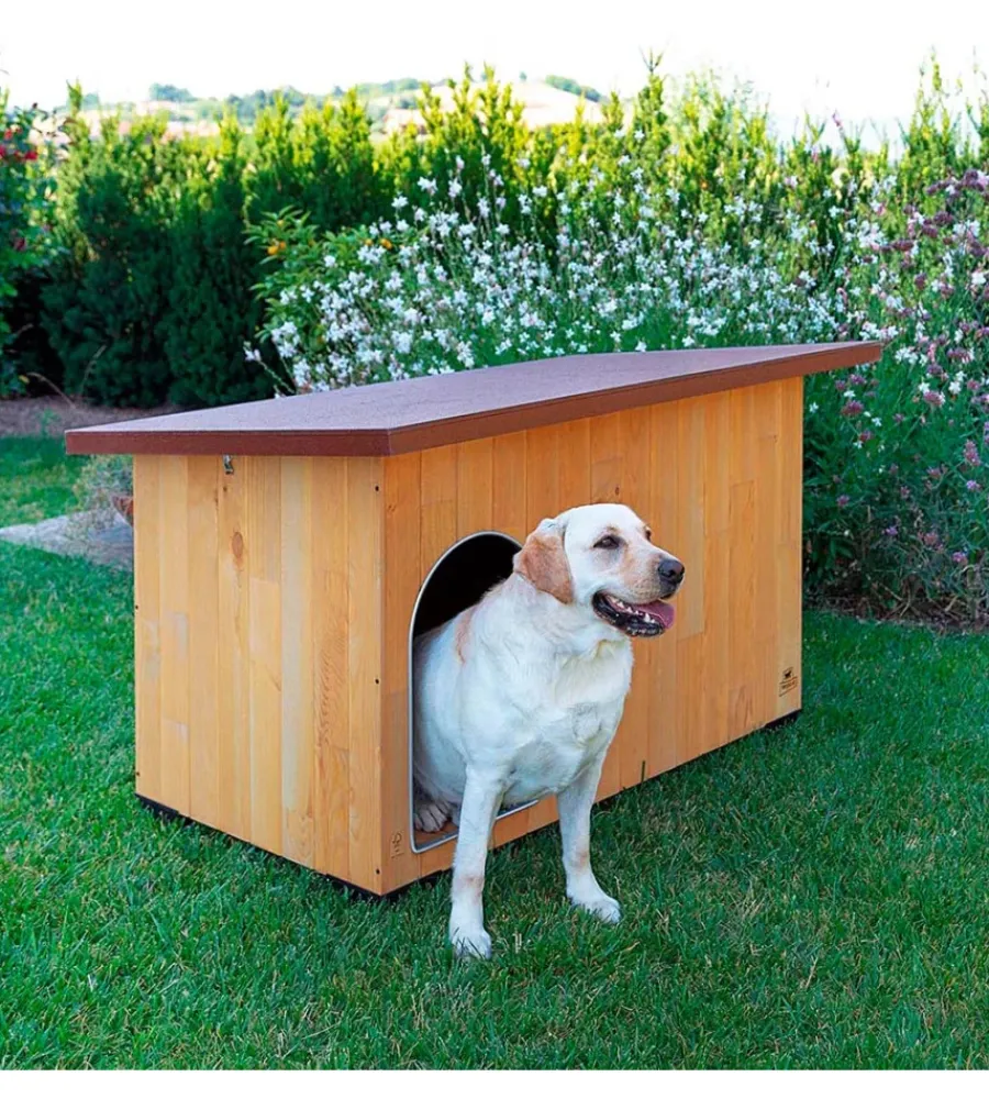 Ferplast Cucce E Accessori Relativi|Cuccia per cani da esterno "baita 120" in pino nordico 140x85,5x87 cm
