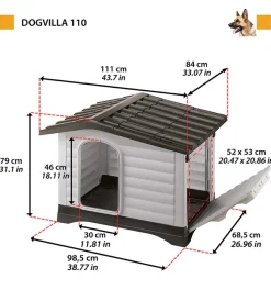 Cuccia per cani da esterno