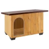 Cucce E Accessori Relativi-Ferplast Cuccia per cani da esterno "baita 100" in pino nordico 121x78x78,5 cm