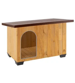 Cucce E Accessori Relativi-Ferplast Cuccia per cani da esterno "baita 100" in pino nordico 121x78x78,5 cm