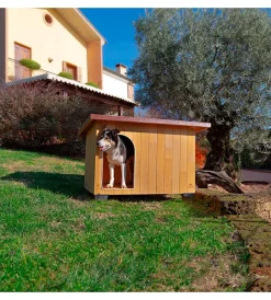 Cucce E Accessori Relativi-Ferplast Cuccia per cani da esterno "baita 100" in pino nordico 121x78x78,5 cm
