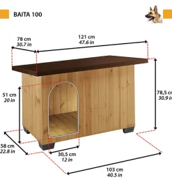 Cucce E Accessori Relativi-Ferplast Cuccia per cani da esterno 