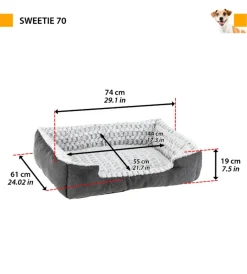 Ferplast Cuscini E Brandine|Cuccia per cani e gatti sweetie 70 -