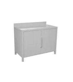 Barbecue|Cucina da esterno modulare solaria "modulo 4" in alluminio grigio chiaro 120x60x90 cm