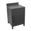 Clearance Cucina da esterno modulare solaria "modulo 3" in alluminio antracite 60x60x90 cm Barbecue