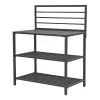 Ompagrill Barbecue|Cucina da esterno modulare "modulo 1" in alluminio nero 61,5x100x130 cm