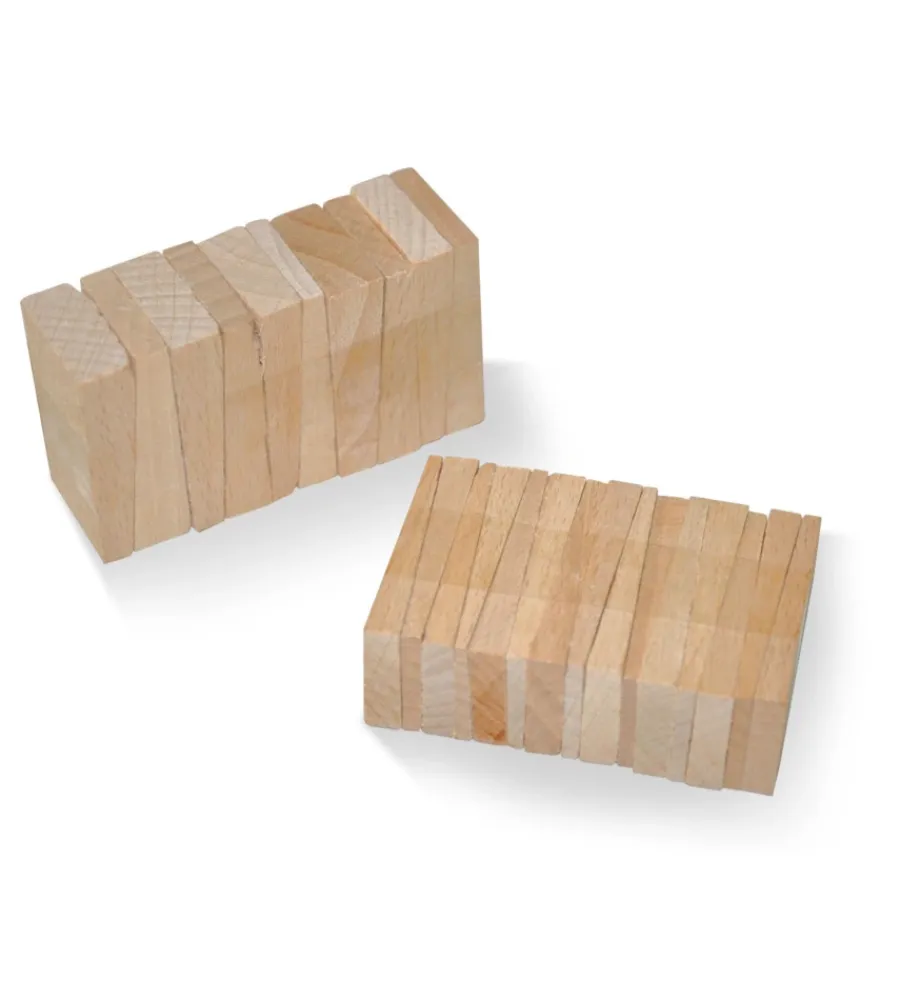 Porte, Scale E Pavimenti-Kimono Cunei legno confezione da 25 pezzi