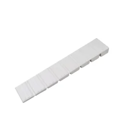Accessori|Cunei livellanti per mobili in plastica bianca 10 pz.