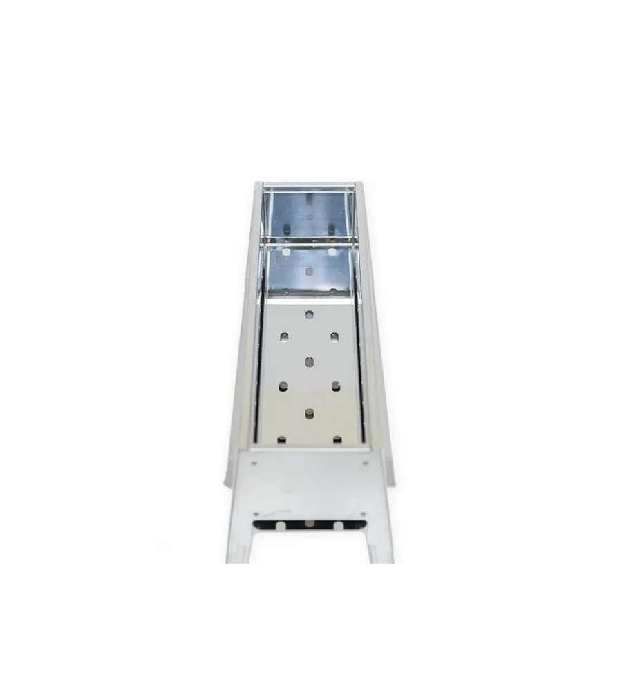 Barbecue-Lisa Cuocispiedini a carbonella "milano 50" in acciaio inox 50x32,5x49,5 cm