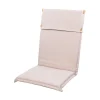 Mobili Da Giardino E Accessori|Cuscino da esterno per sedia con schienale alto colore ecru, 47x43xh2.5 cm