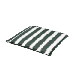 Mobili Da Giardino E Accessori|Cuscino per sedia da esterno con fantiasia  a righe verdi, 38x38xh2.5 cm