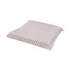 Mobili Da Giardino E Accessori|Cuscino per sedia da esterno con fantasia a righe ecru, 38x38xh2.5 cm