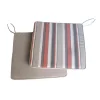 Mobili Da Giardino E Accessori|Cuscino per sedia da esterno con fantasia a righe ecru 40x40 cm