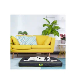 Clearance Cuscino "polo 95" nero, 95x60x8 cm - Cuscini E Brandine