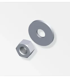 Ferramenta Per Mobili E Infissi-Alfer aluminium Dadi & rondelle 6 acciaio
