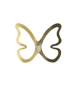 Decorazione Pareti|Decoro murale 3d "gold metal butterflies"