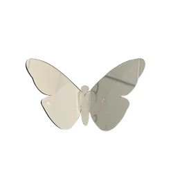 Discount Decoro murale 3d "silver metal butterflies" Decorazione Pareti