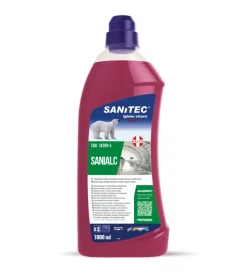 Detersivi E Accessori|Detergente alcolico universale antibatterico per superfici dure "sanialc" - 1 litro.