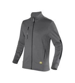 Maglie E Felpe|Maglie E Felpe-Diadora felpa da lavoro sweatshirt zip grigio, tg l