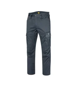 Diadora Pantaloni|Pantaloni|pantaloni da lavoro staff stretch cargo grigio, tg. xxl