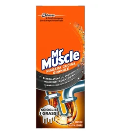 Disgorganti- Disgorgante granulare per cucina "mr muscle niagara", 250 gr