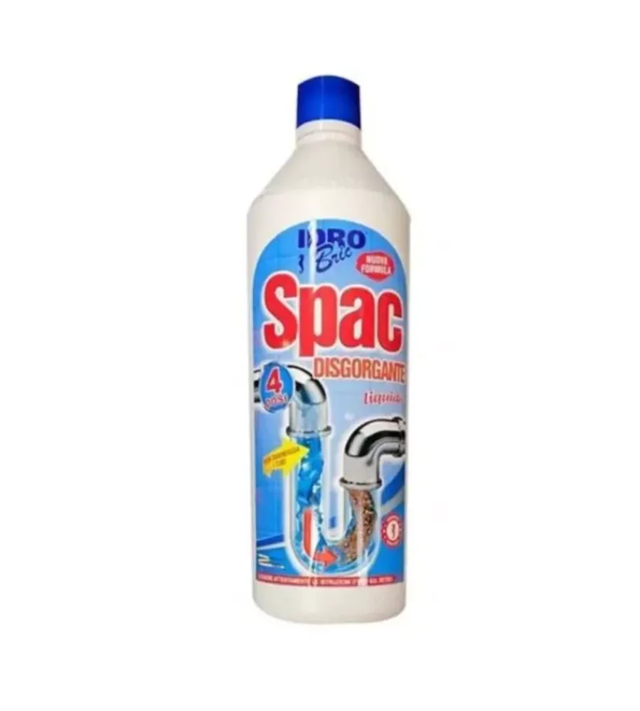 Idro-Bric Sgorgatubi|Disgorgante liquido idro bric "spac" con nuova formula, 1 litro
