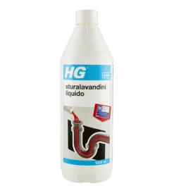 HG Detersivi E Accessori|Disgorgante sturalavandini liquido, 1 litro