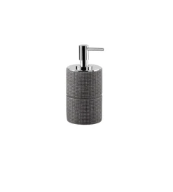 Accessori Bagno|Dispenser erogatore sapone "petra" colore grigio