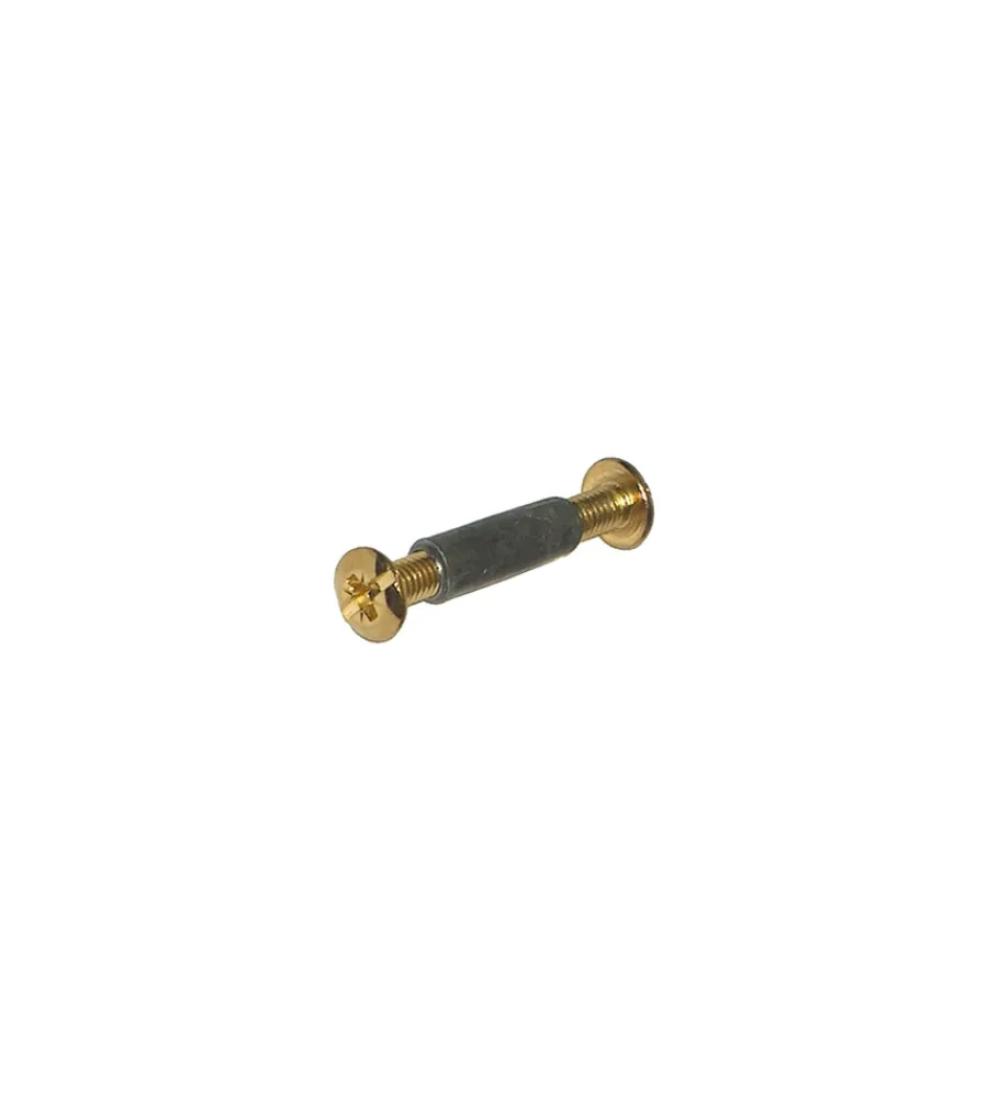 Ferramenta Per Mobili E Infissi- Distanziali 27 x 13 mm. - ferro ottonato - 4 pz.