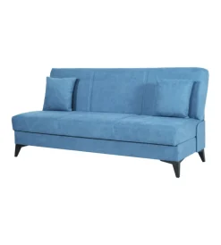 Divani-BellaHome Divano 3 posti "abete" blu, 185x78x90 cm