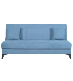Divani-BellaHome Divano 3 posti "abete" blu, 185x78x90 cm