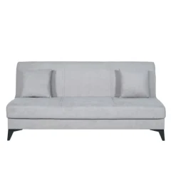 BellaHome Divani|Divano 3 posti "abete" grigio 185x78x90 cm