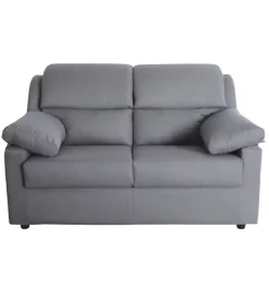 Online Divano 2 posti "firenze" grigio tessuto sfoderabile e antimacchia, 150x95x93 cm Divani