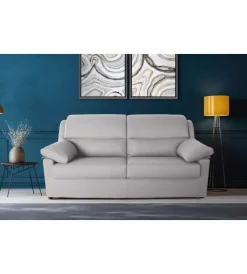Online Divano 3 posti "firenze" beige tessuto sfoderabile e antimacchia, 190x95x93 cm Divani